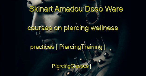 Skinart Amadou Doso Ware courses on piercing wellness practices | PiercingTraining | PiercingClasses | SkinartTraining-Mali